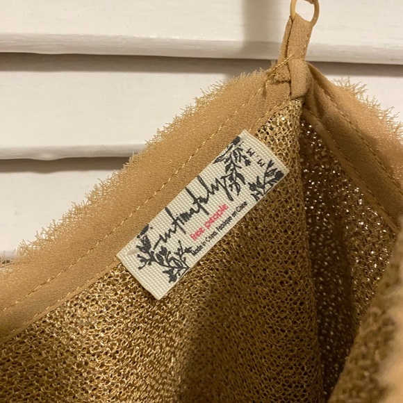 Free People Gold Sequin Slip Dress - Picture 5 of 5